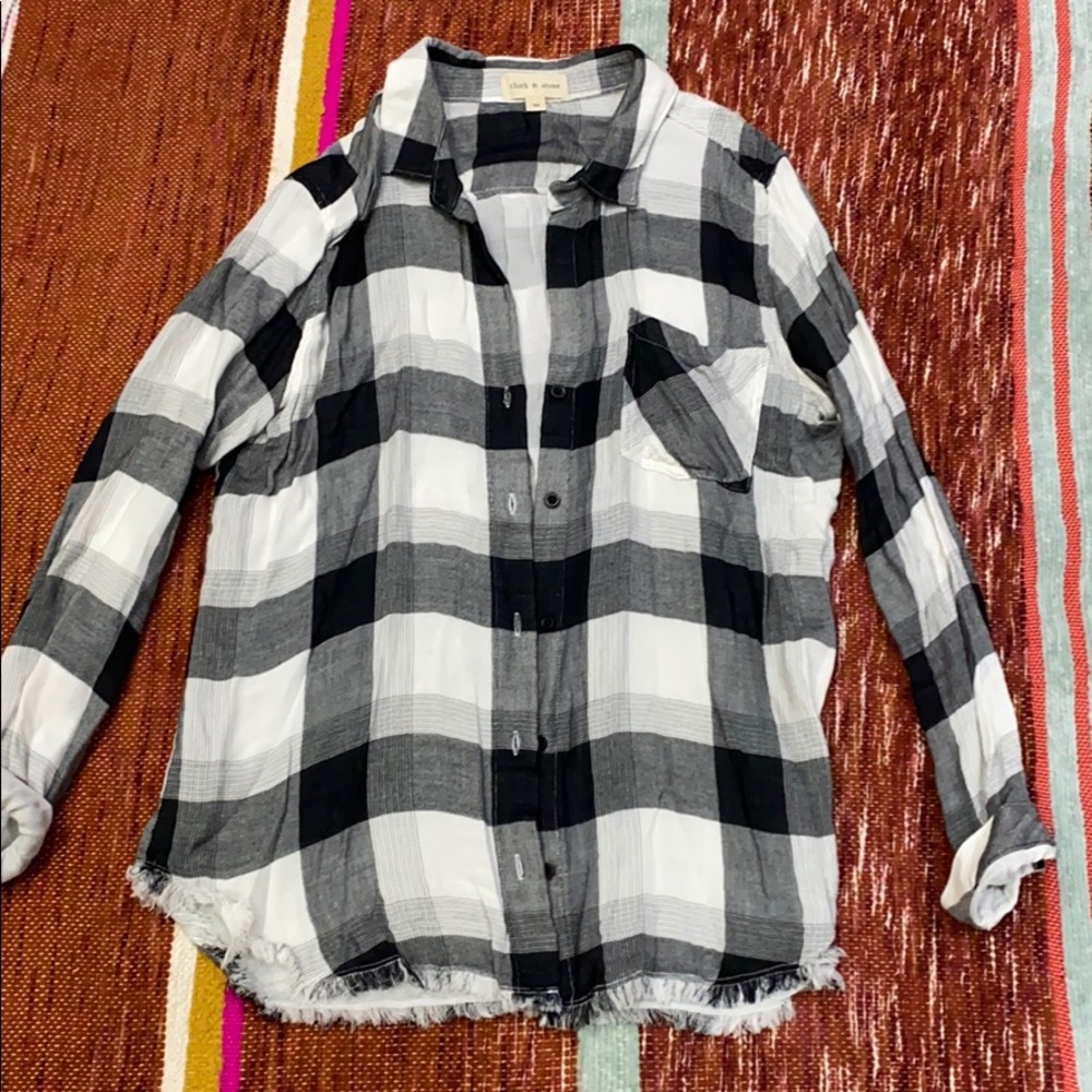Bought at Anthro Cloth & stone button down